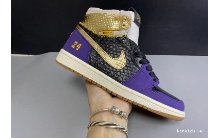 HIGH UNION “MAMBA” AIR BLACK OG PURPLE 1 X JORDAN GOLD 0723